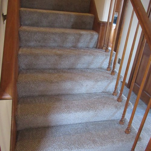 Carpet installation by Sunshine Carpet & Flooring in North Chelmsford, MA – plush neutral-toned living room carpet
