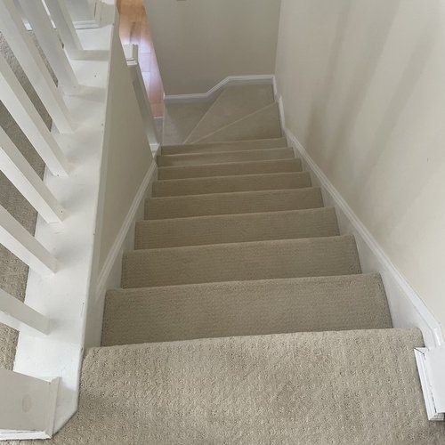 Carpet installation by Sunshine Carpet & Flooring in North Chelmsford, MA – plush neutral-toned living room carpet