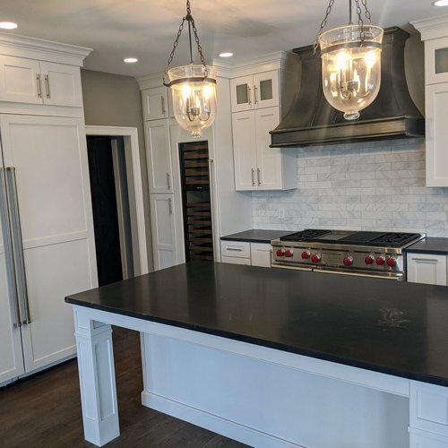 Tile flooring installation by Sunshine Carpet & Flooring in North Chelmsford, MA – porcelain tile in a modern kitchen